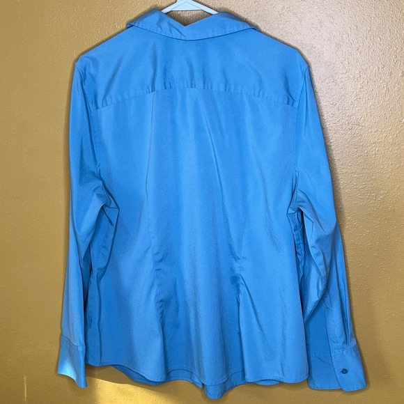 Lane Bryant Shirt Blue Button Down Plus 18/20 - Picture 2 of 5